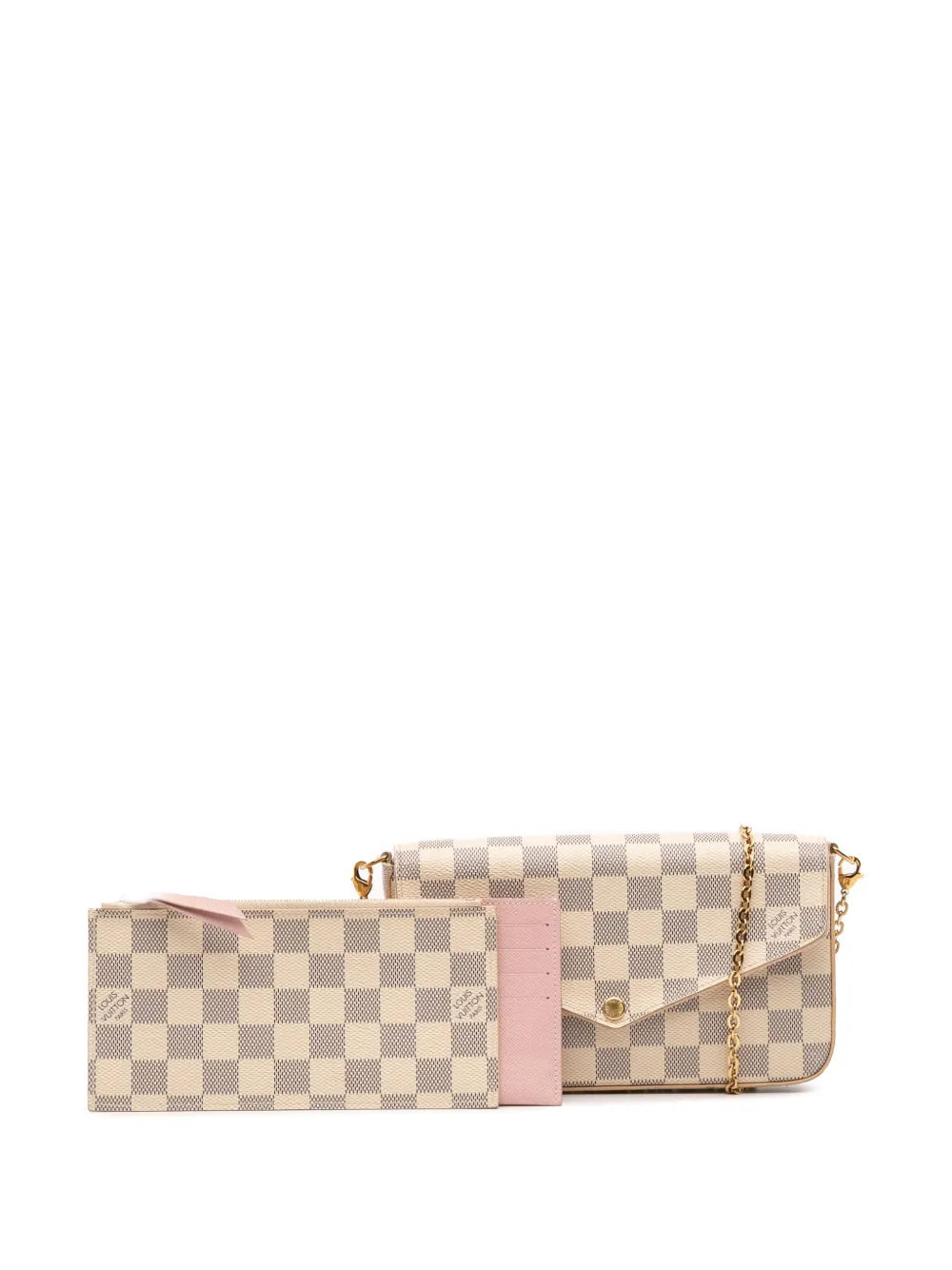 Pre-OwnedLouis Vuitton Pre-Owned2018 Damier Azur Pochette Felicie crossbody bag