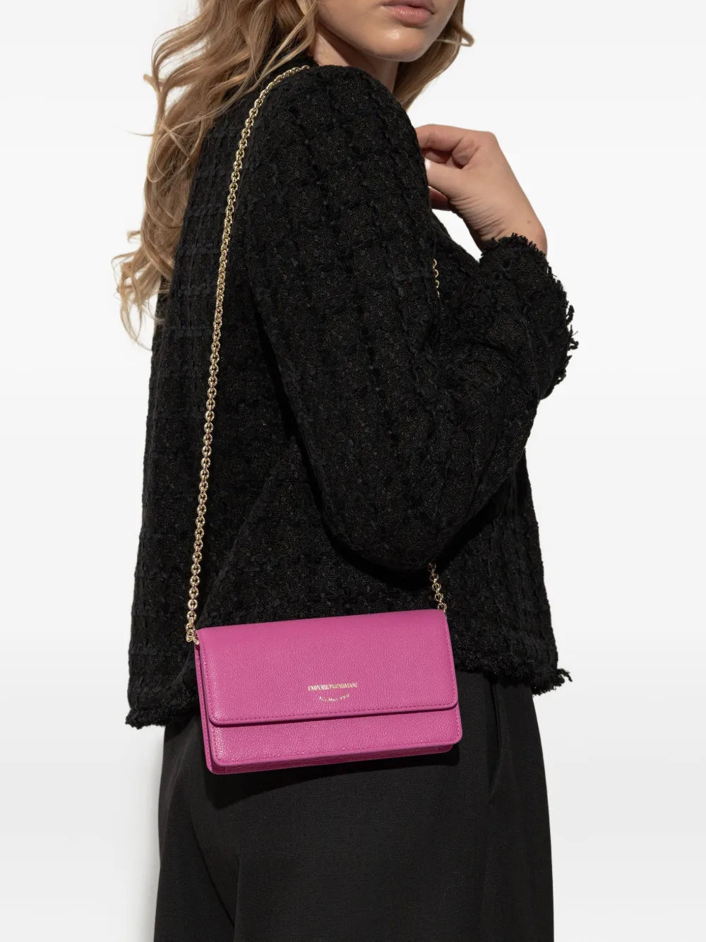Emporio Armanimini leather cross body bag