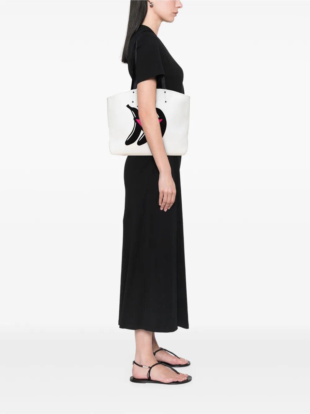 Pre-OwnedPrada Pre-Owned2013-2023 Canapa Banana Print tote bag