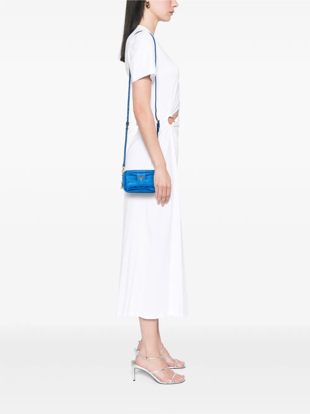 Pre-OwnedPrada Pre-Owned2013-2025 Tessuto Fiocco Bow crossbody bag