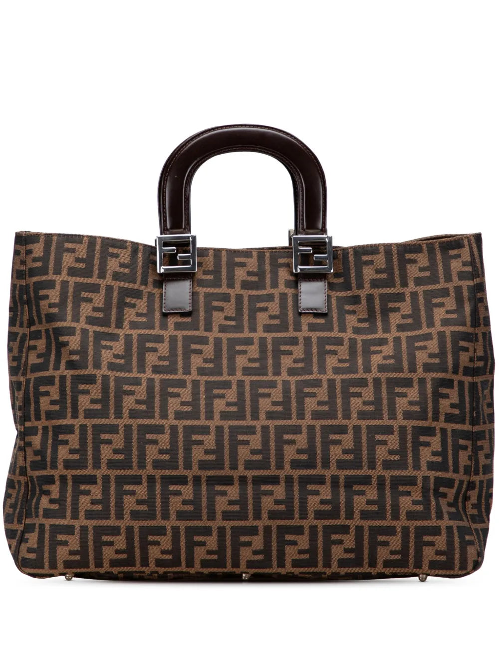 Pre-OwnedFendi Pre-Owned20th Century Large Zucca Canvas Twins tote bag