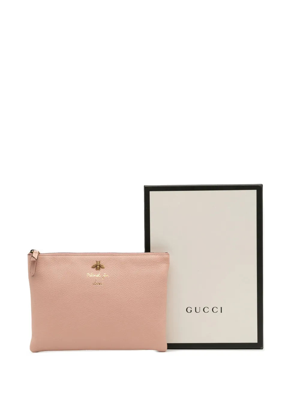 Pre-OwnedGucci Pre-Owned2000-2015 Leather Blind For Love clutch bag