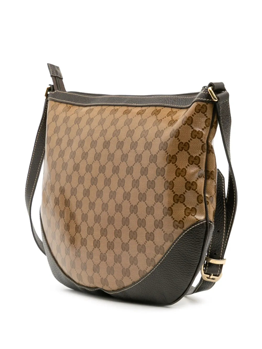 Pre-OwnedGucci Pre-Owned2016-2025 Large GG Crystal Half Moon crossbody bag