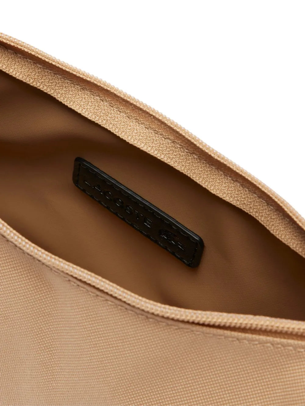 Lacostecrescent-shaped logo-detail cross body bag