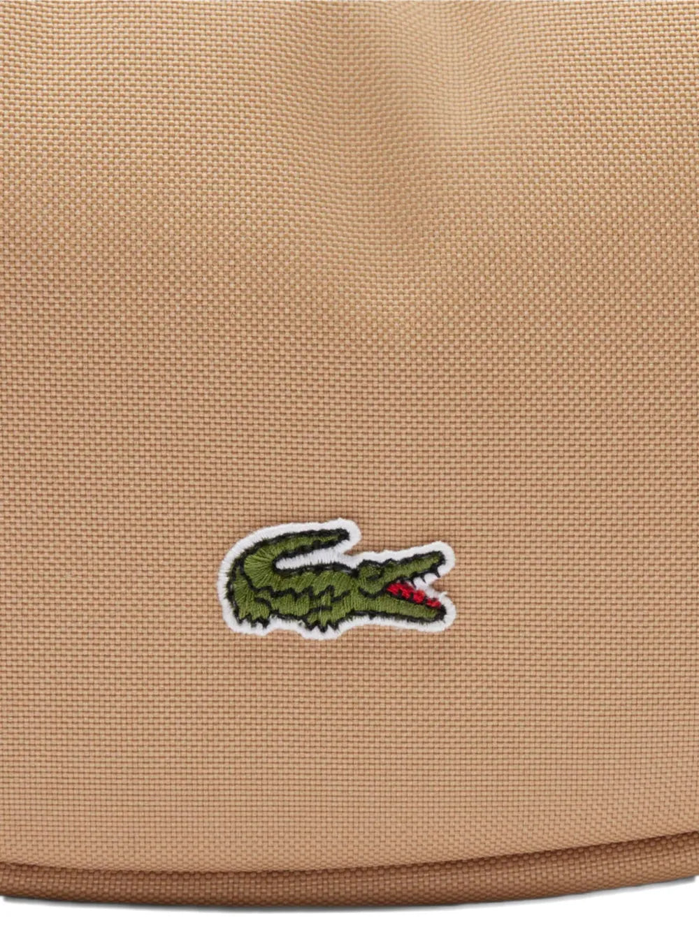Lacostecrescent-shaped logo-detail cross body bag