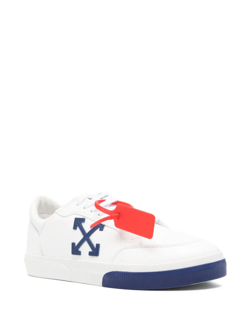 Off-White Arrow-Logo Leather Sneakers