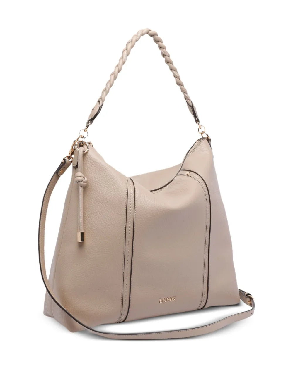 LIU JOlogo-lettering shoulder bag