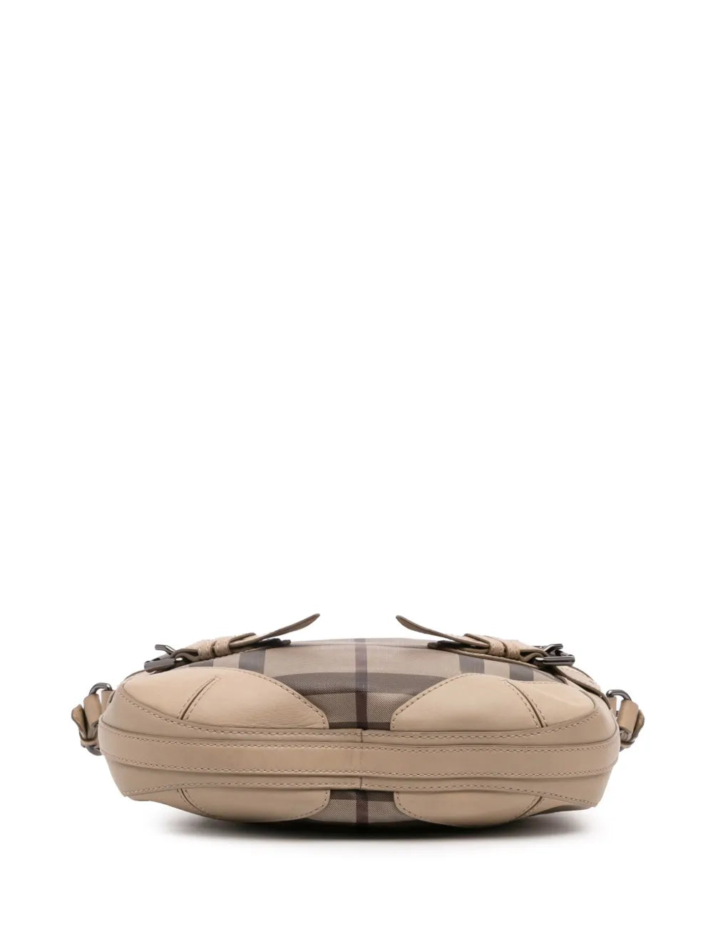 Pre-OwnedBurberry Pre-Owned2010-2025 Smoke Check Coated Canvas and Leather satchel