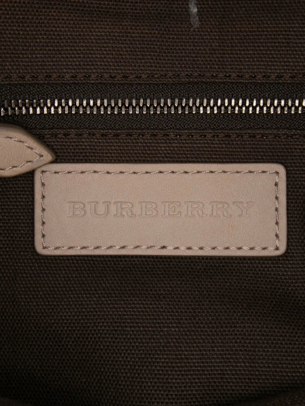 Pre-OwnedBurberry Pre-Owned2010-2025 Smoke Check Coated Canvas and Leather satchel