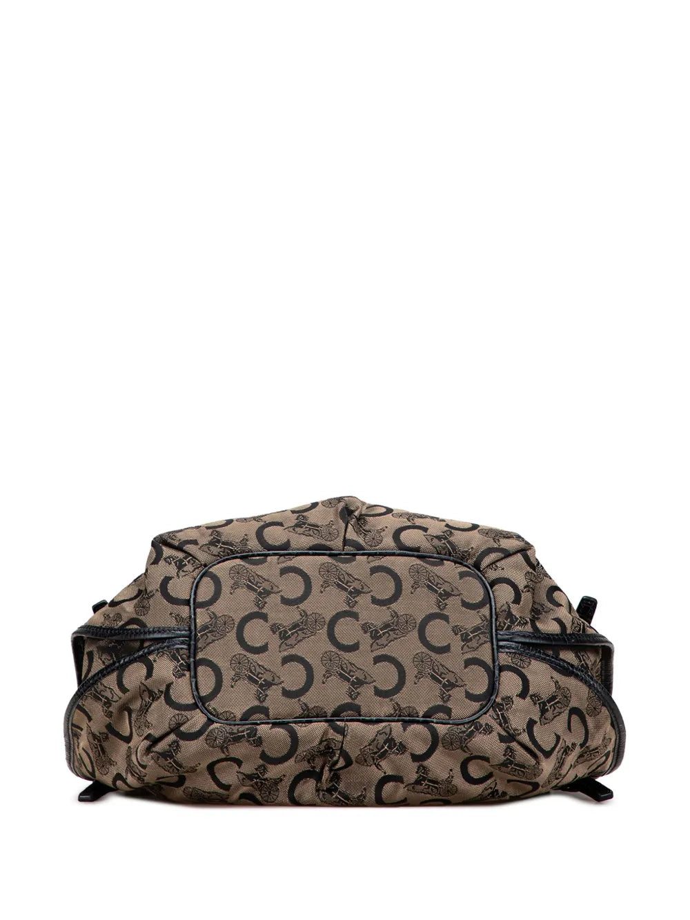 Pre-OwnedCeline Pre-Owned2007 C Carriage Canvas Bittersweet hobo bag