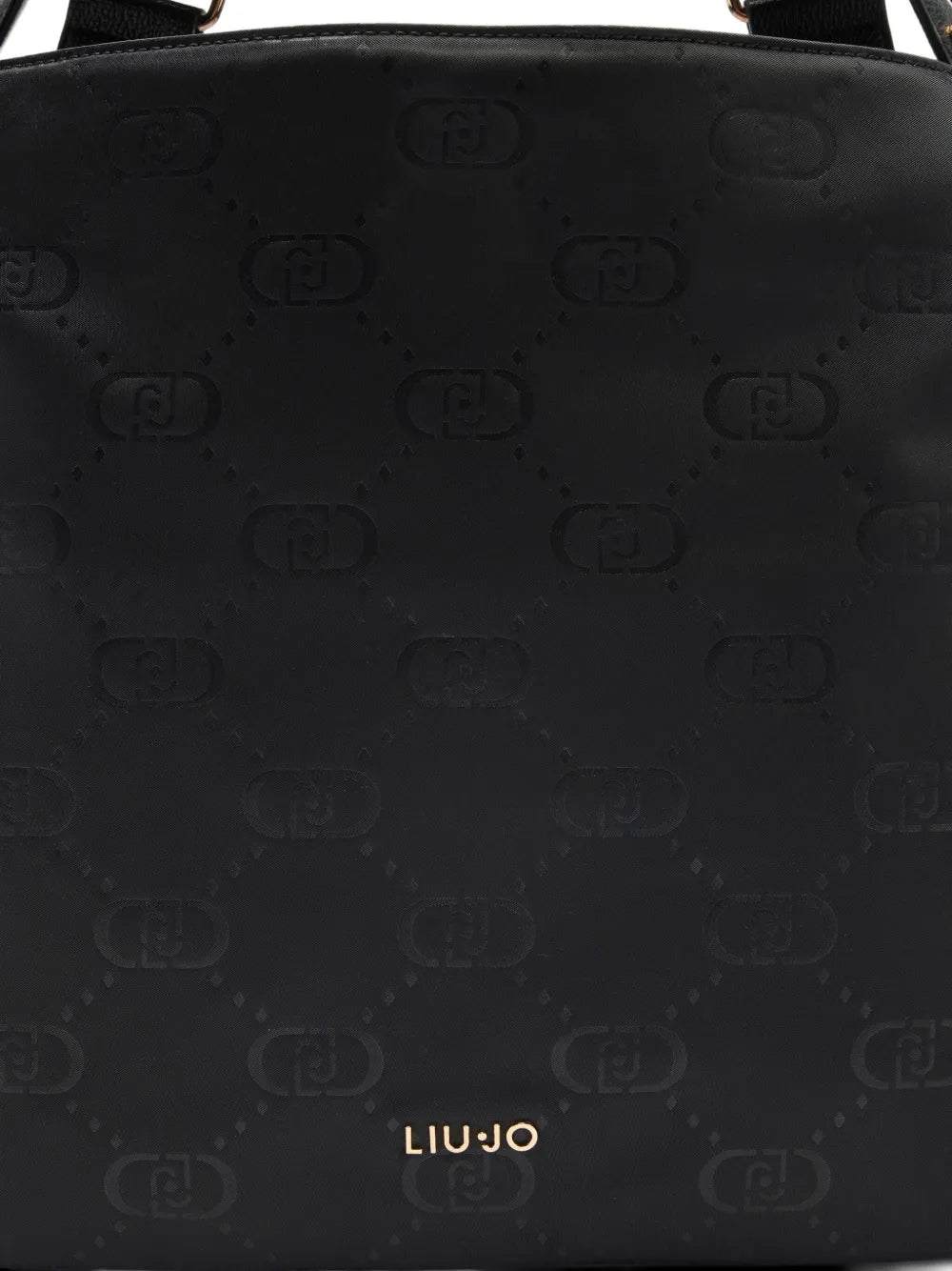 LIU JOlogo-print shoulder bag