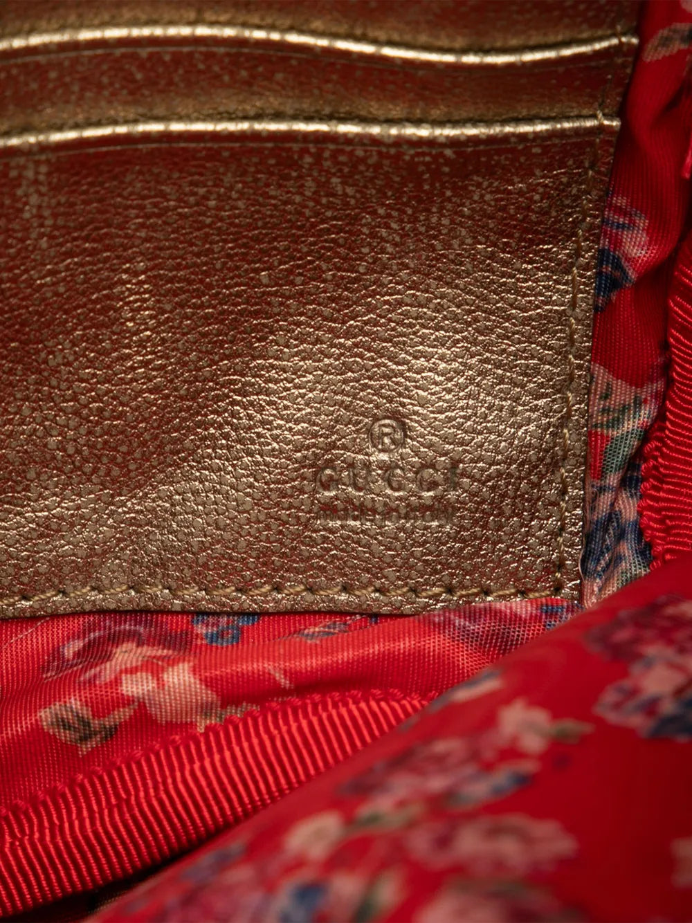 Pre-OwnedGucci Pre-Owned2000-2015 Laminated Nappa Trapuntata Wristlet clutch bag