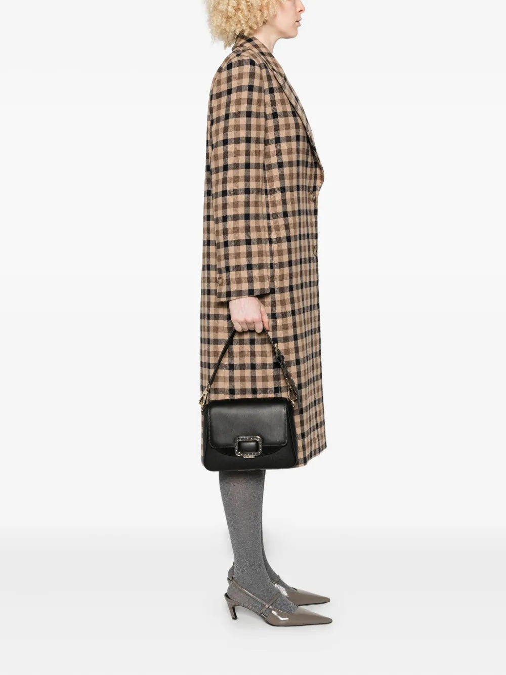 cromiabuckle-detail shoulder bag