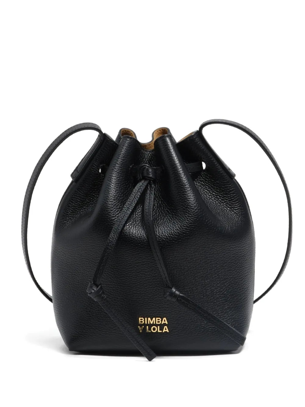 Bimba y Loladrawstring leather bucket bag