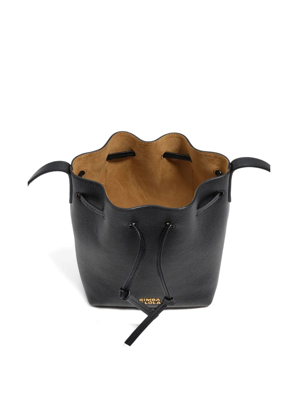 Bimba y Loladrawstring leather bucket bag