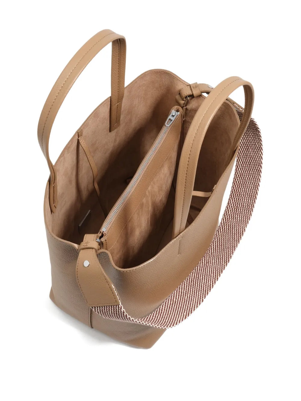 Bimba y Lolatextured-leather tote bag