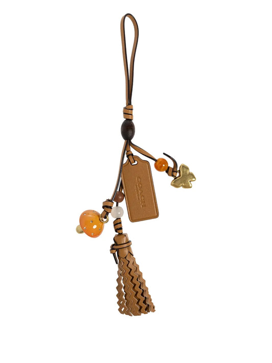 CoachMushroom Heritage bag charm