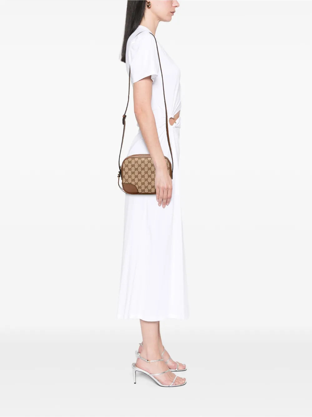 Pre-OwnedGucci Pre-Owned2000-2015 GG Canvas Bree crossbody bag