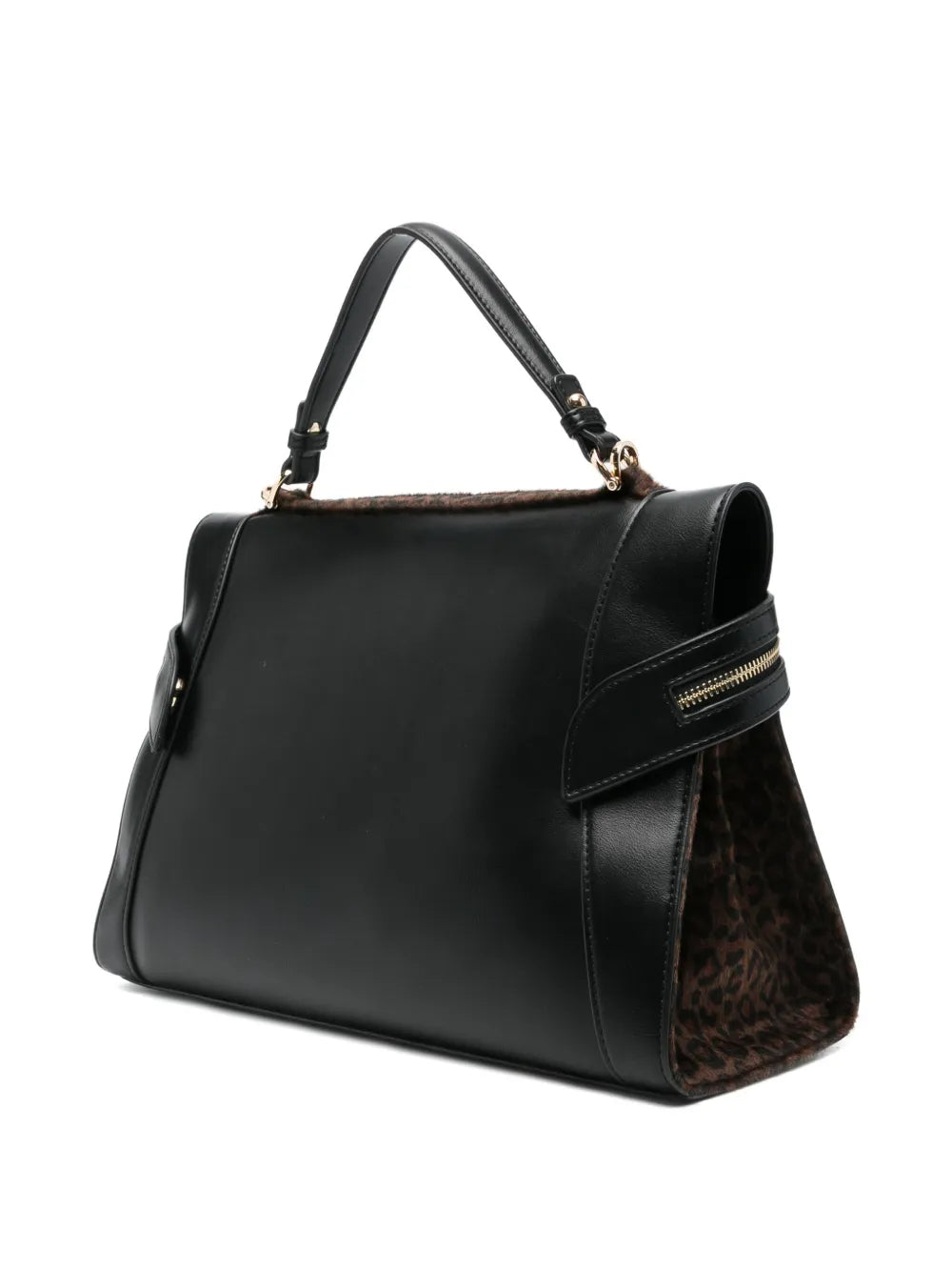 Secret Pon Pondouble-zip leather shoulder bag