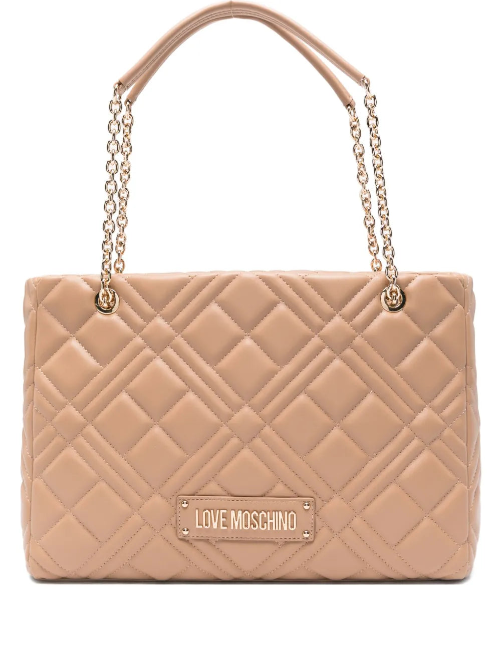 Love Moschinoquilted chain-strap shoulder bag