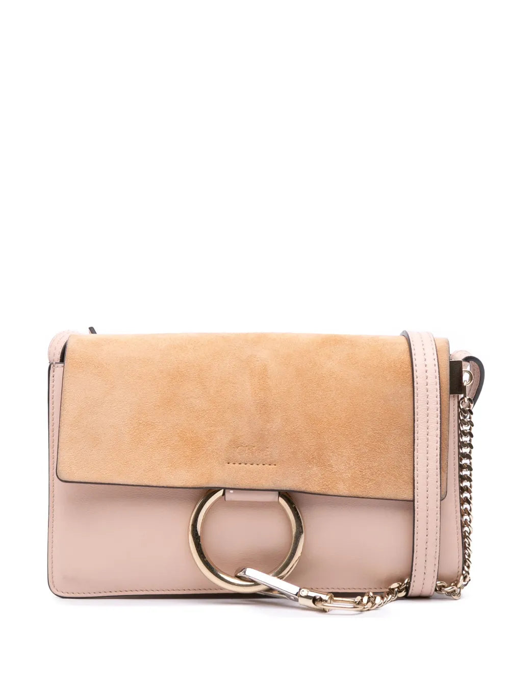 Pre-OwnedChloPre-Owned2017 Small Suede and Calfskin Faye crossbody bag