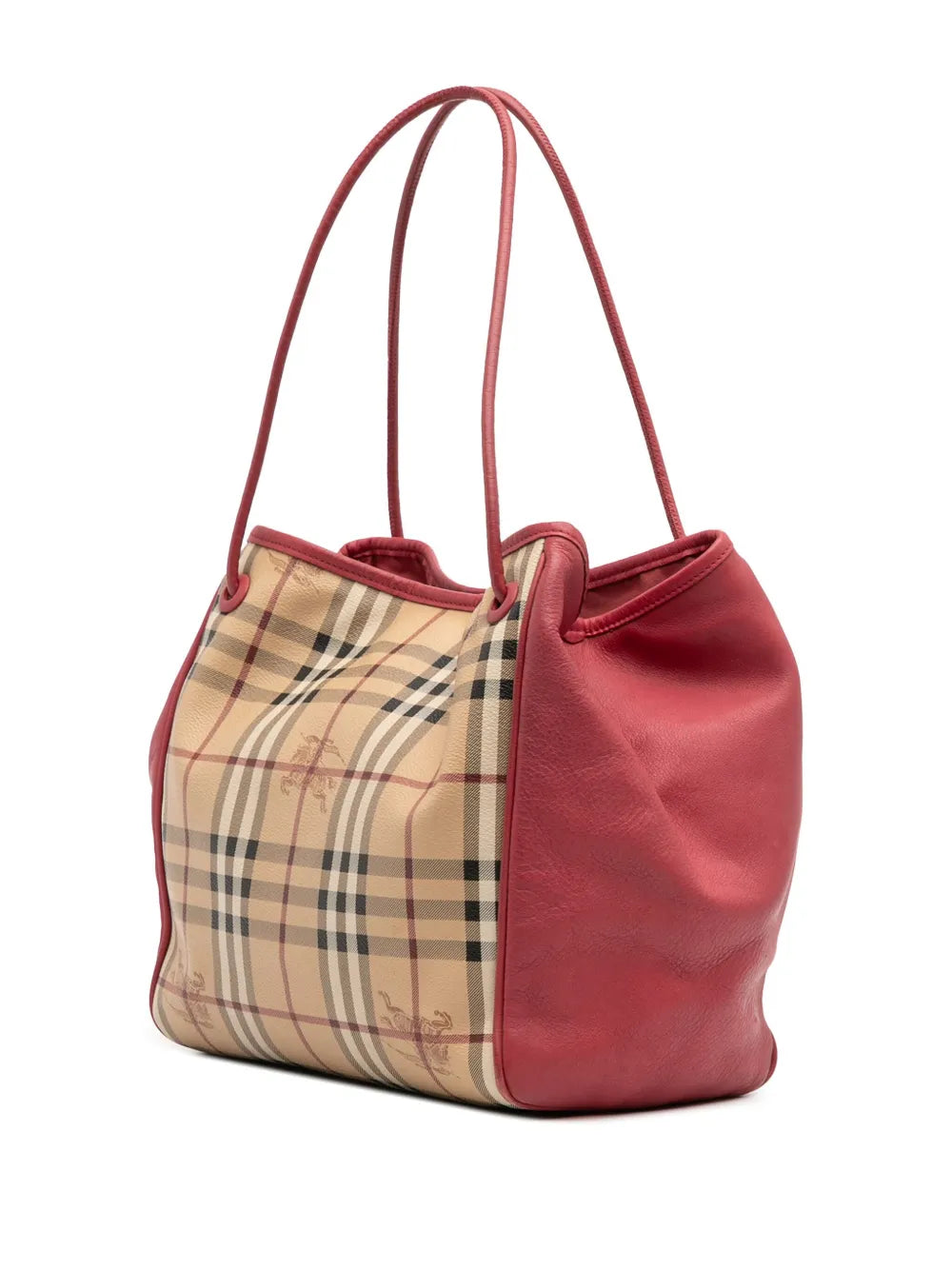 Pre-OwnedBurberry Pre-Owned2000-2017 Small Haymarket Check Coated Canvas Canterbury tote bag