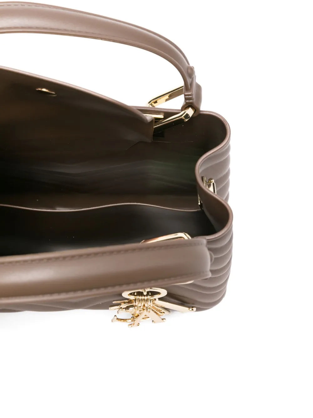 Marc Ellisquilted logo-charm cross body bag