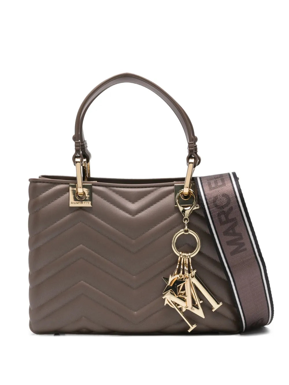 Marc Ellisquilted logo-charm cross body bag
