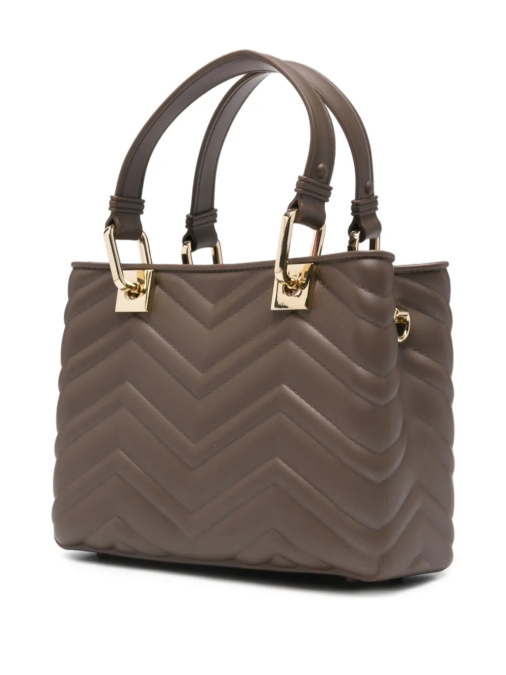Marc Ellisquilted logo-charm cross body bag