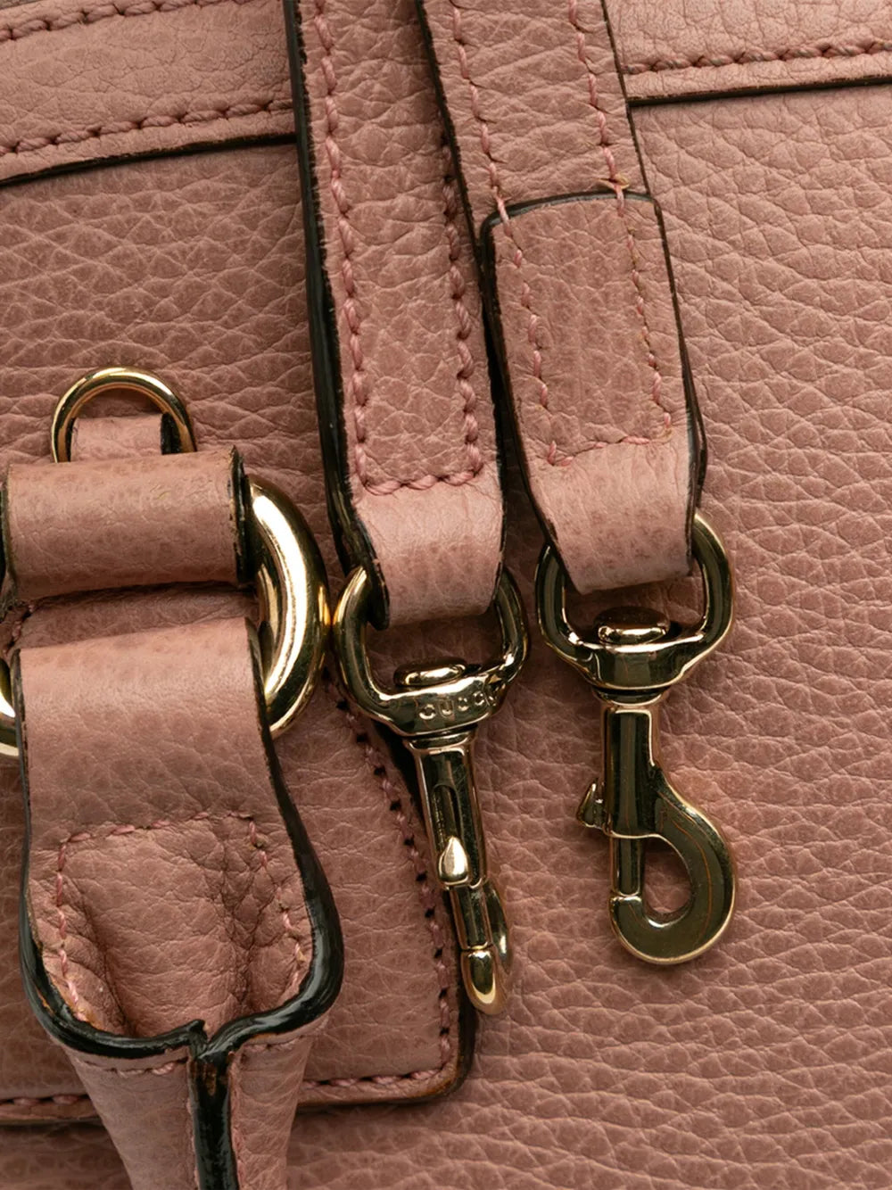 Pre-OwnedGucci Pre-Owned2016-2025 Small Dollar Calfskin GG Charm Dome satchel