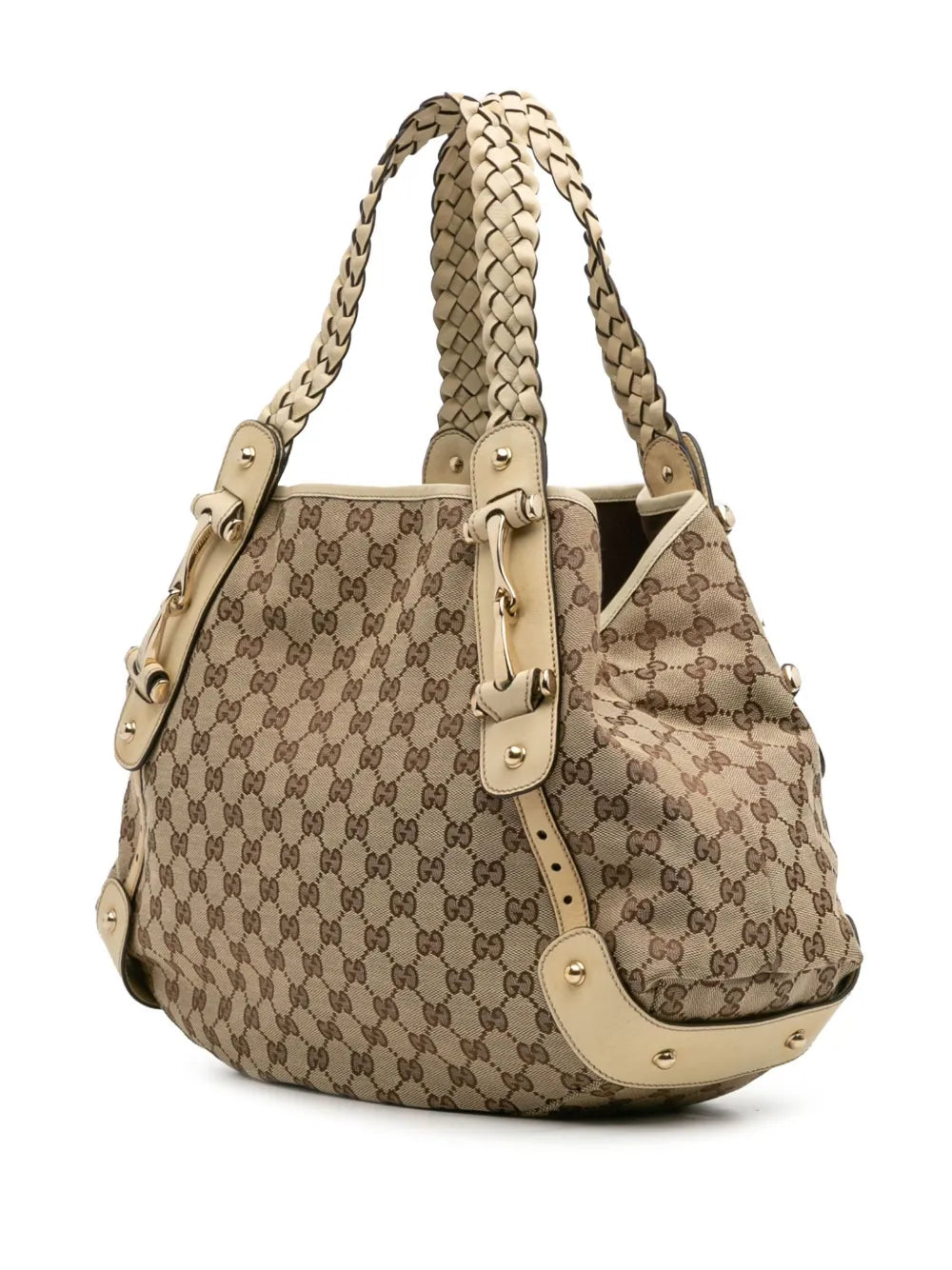 Pre-OwnedGucci Pre-Owned2016-2025 GG Canvas Horsebit Pelham shoulder bag