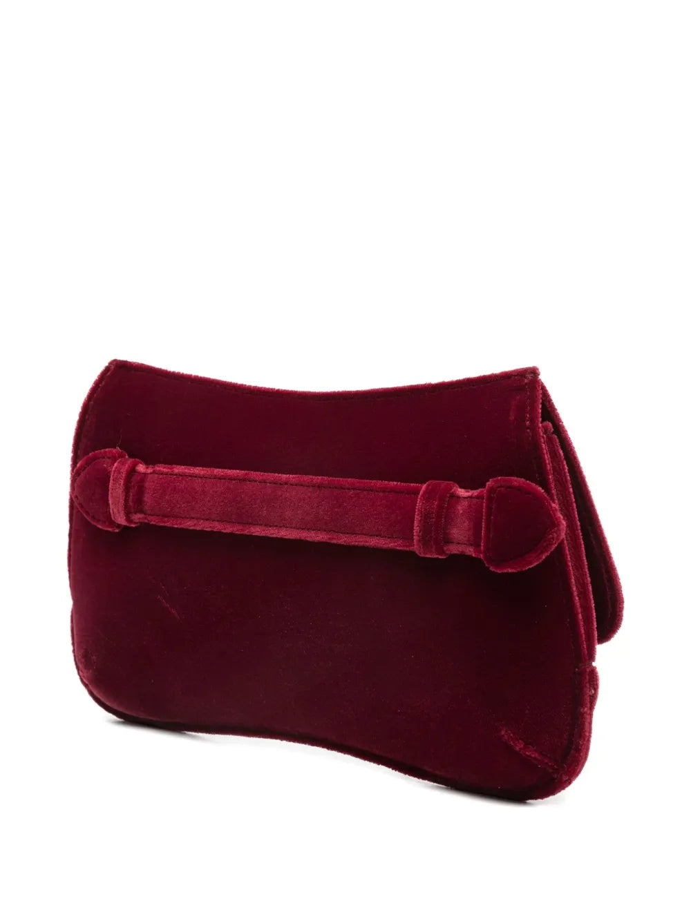 Emporio Armanilogo-plaque clutch bag