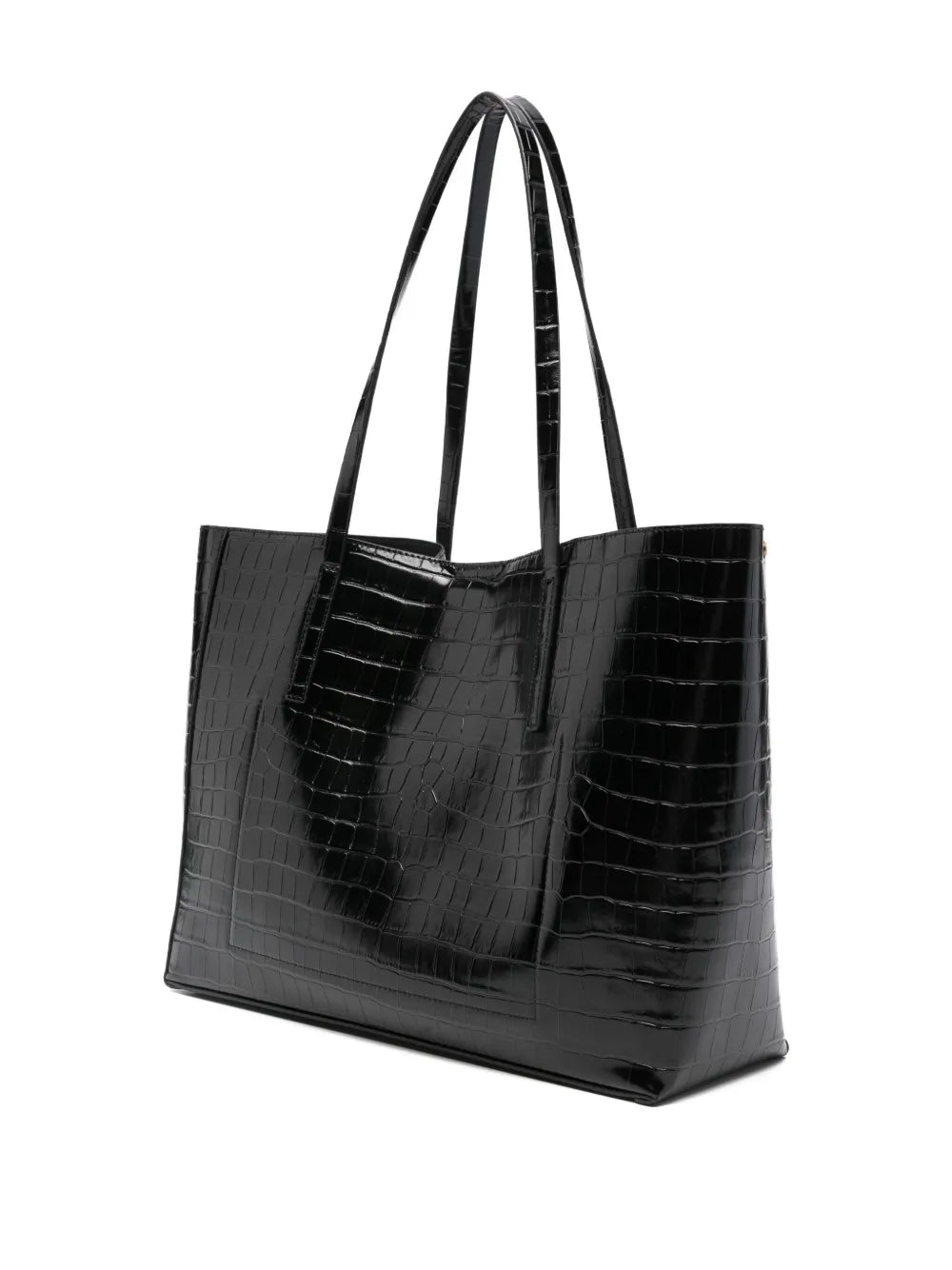 Just Cavallicrocodile-embossed tote bag
