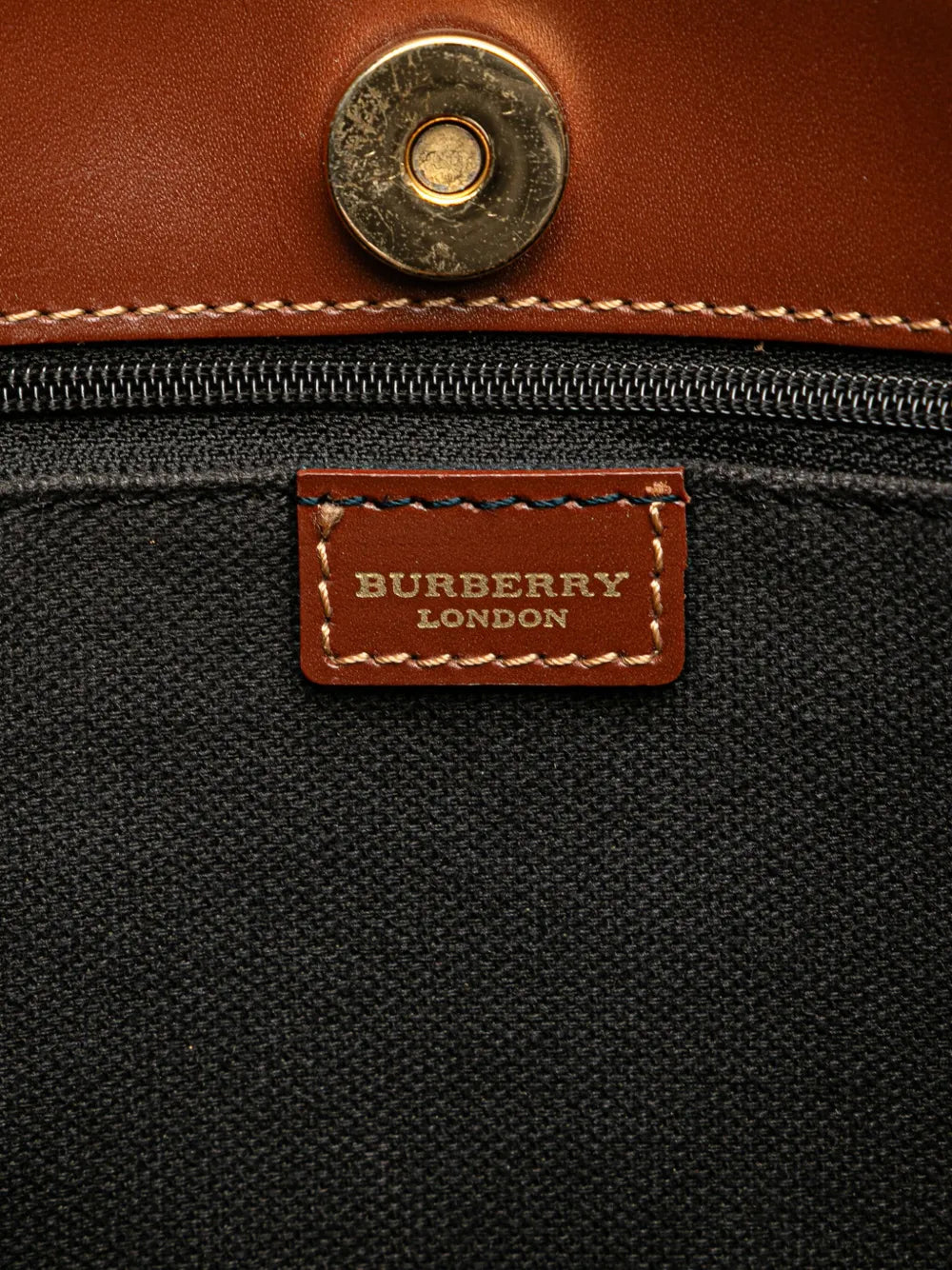Pre-OwnedBurberry Pre-Owned2000-2017 Haymarket Check Coated Canvas tote bag