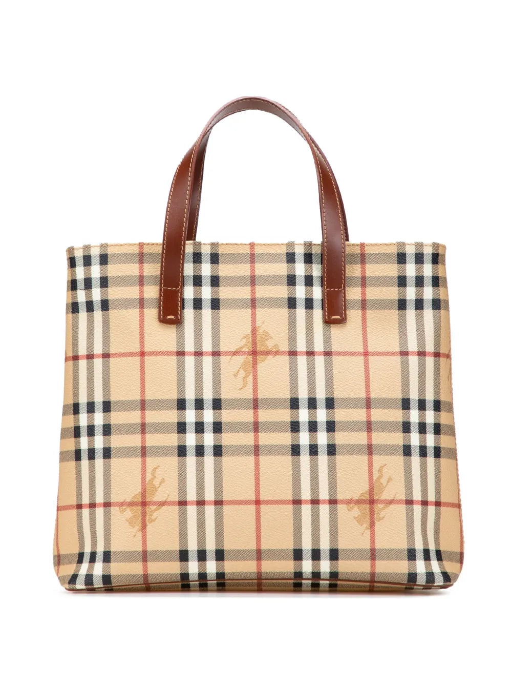 Pre-OwnedBurberry Pre-Owned2000-2017 Haymarket Check Coated Canvas tote bag