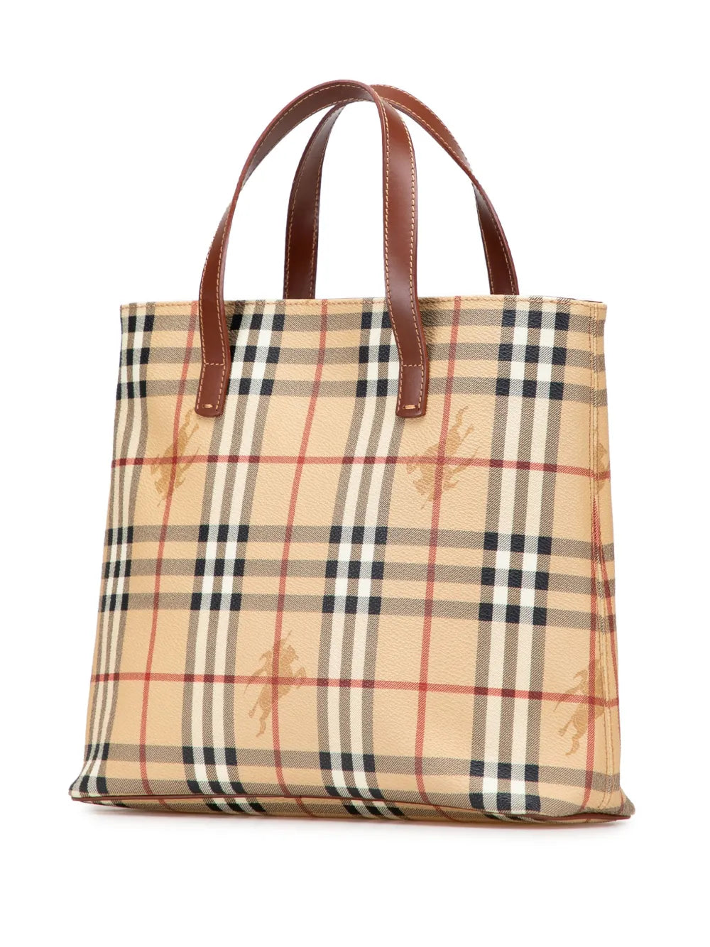 Pre-OwnedBurberry Pre-Owned2000-2017 Haymarket Check Coated Canvas tote bag