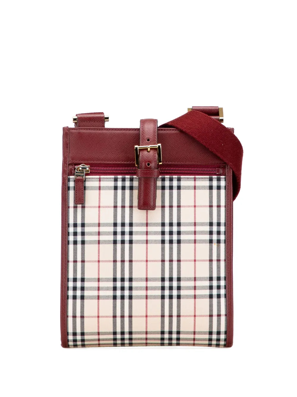 Pre-OwnedBurberry Pre-Owned2000-2017 House Check Canvas crossbody bag