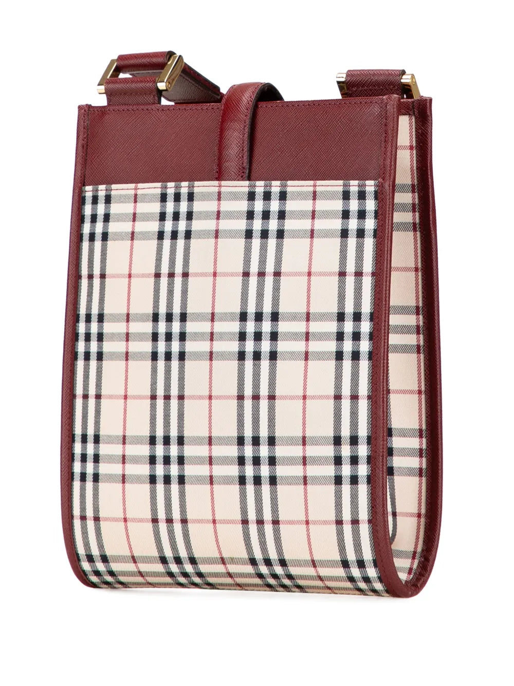 Pre-OwnedBurberry Pre-Owned2000-2017 House Check Canvas crossbody bag
