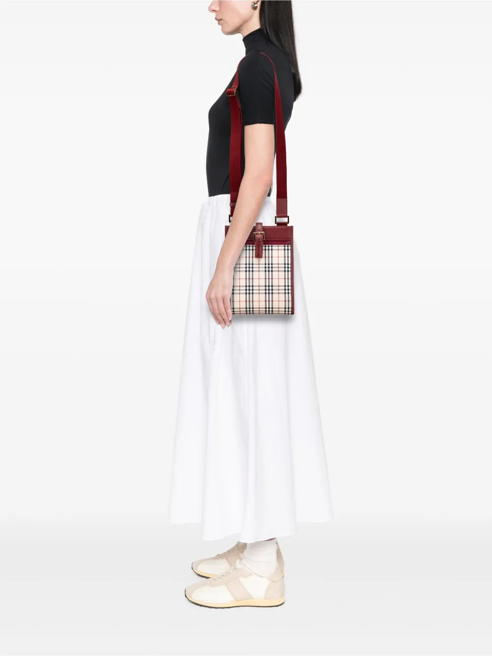Pre-OwnedBurberry Pre-Owned2000-2017 House Check Canvas crossbody bag