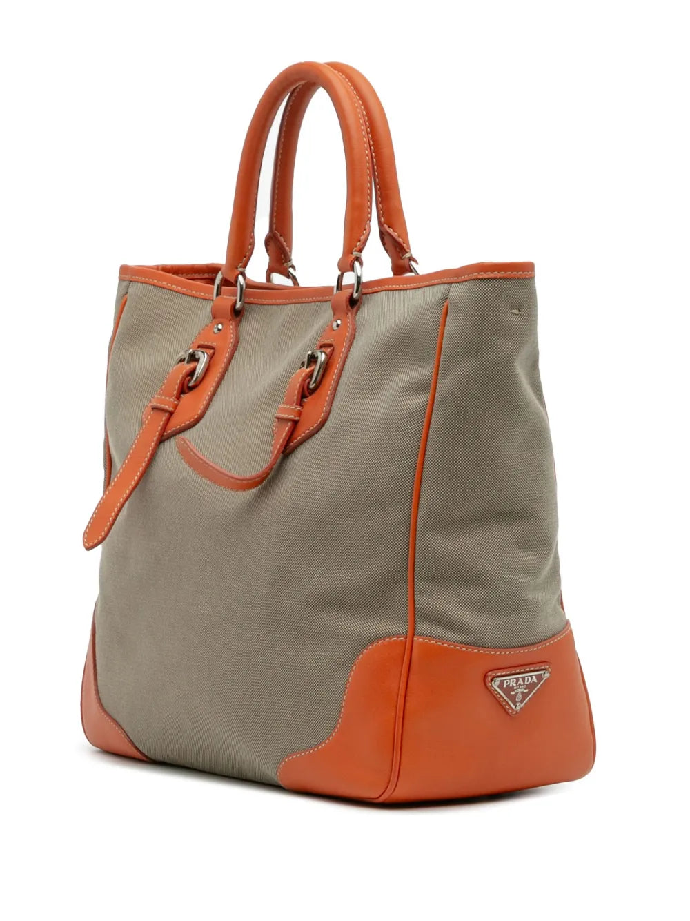 Pre-OwnedPrada Pre-Owned2013-2025 Canvas Canapa Logo Convertible Tote satchel