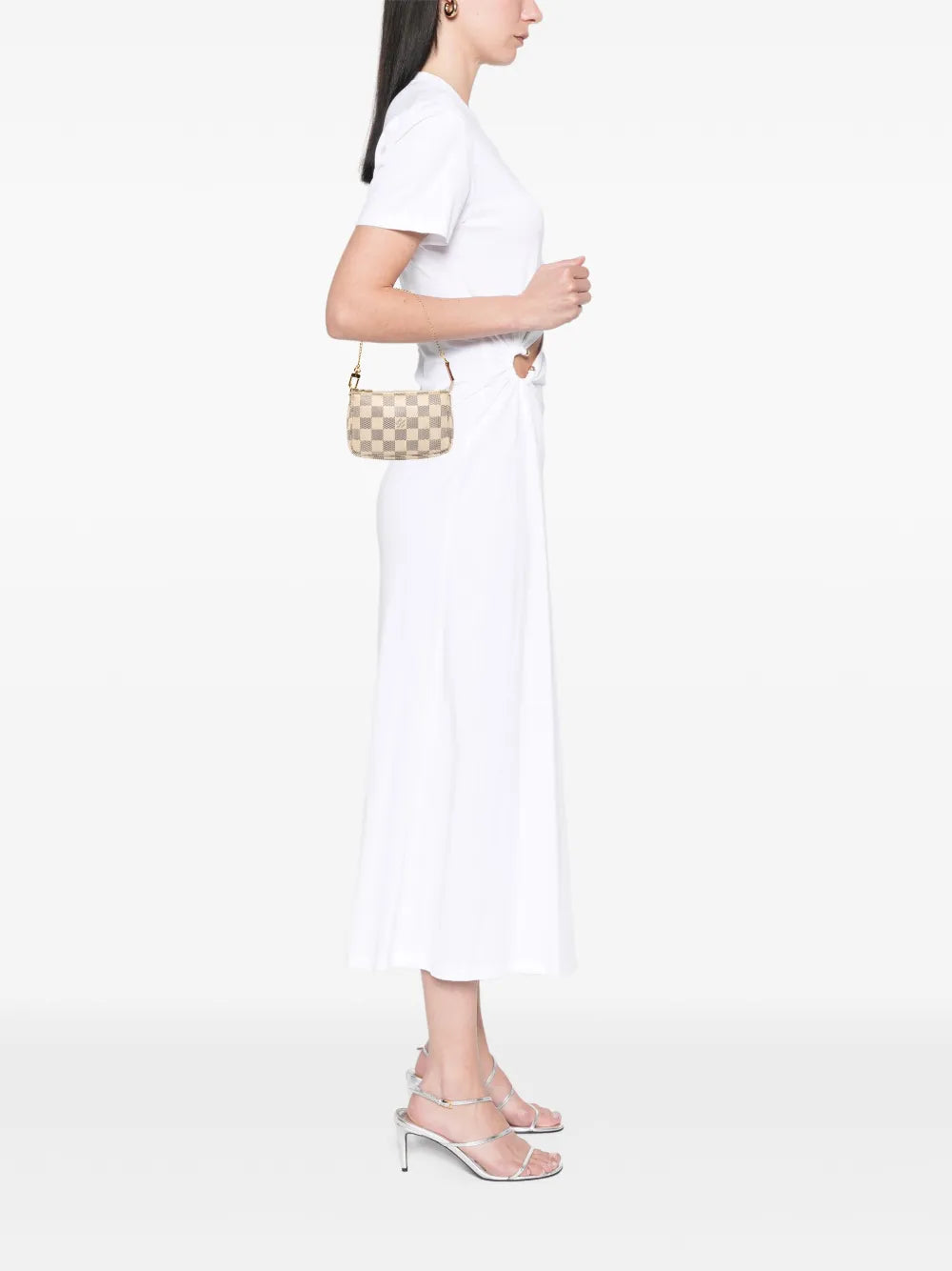 Pre-OwnedLouis Vuitton Pre-Owned2019 Damier Azur Mini Pochette Accessoires handbag