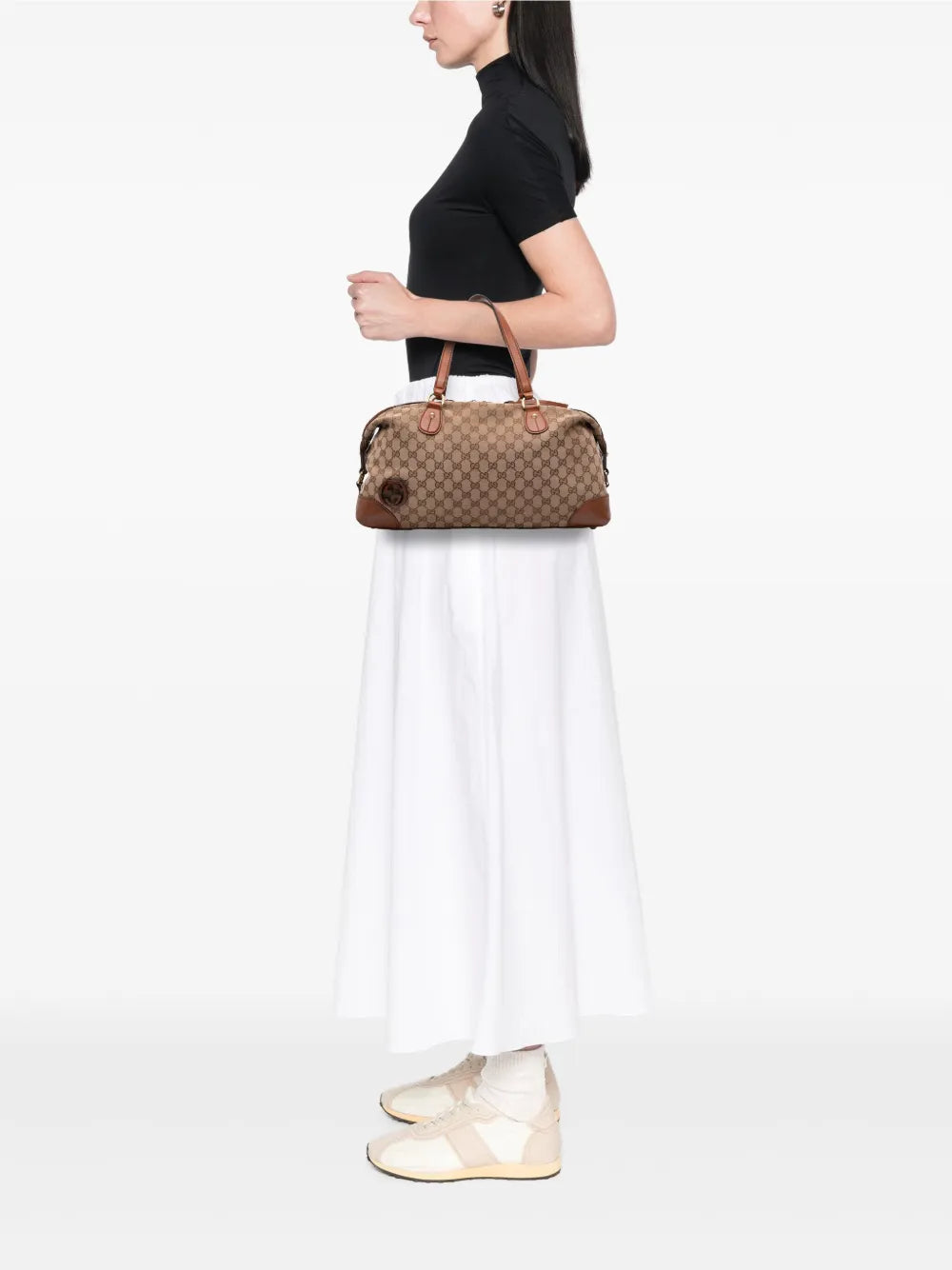 Pre-OwnedGucci Pre-Owned2016-2025 GG Canvas Brick Lane satchel