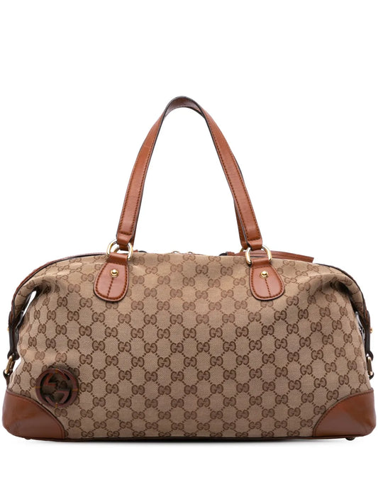 Pre-OwnedGucci Pre-Owned2016-2025 GG Canvas Brick Lane satchel