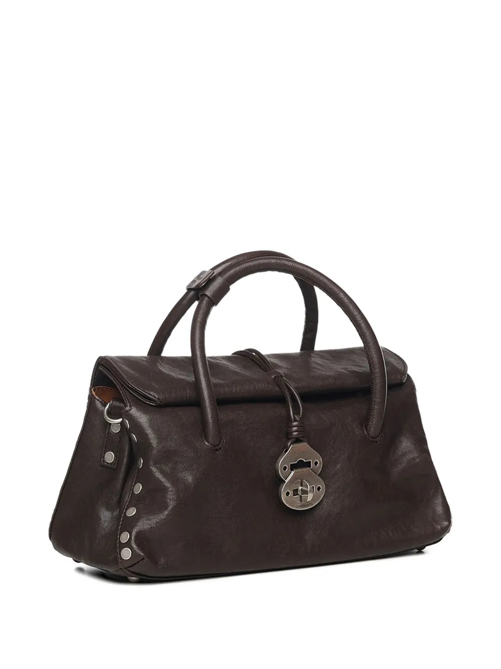 ZanellatoDOTTAstudded leather tote bag