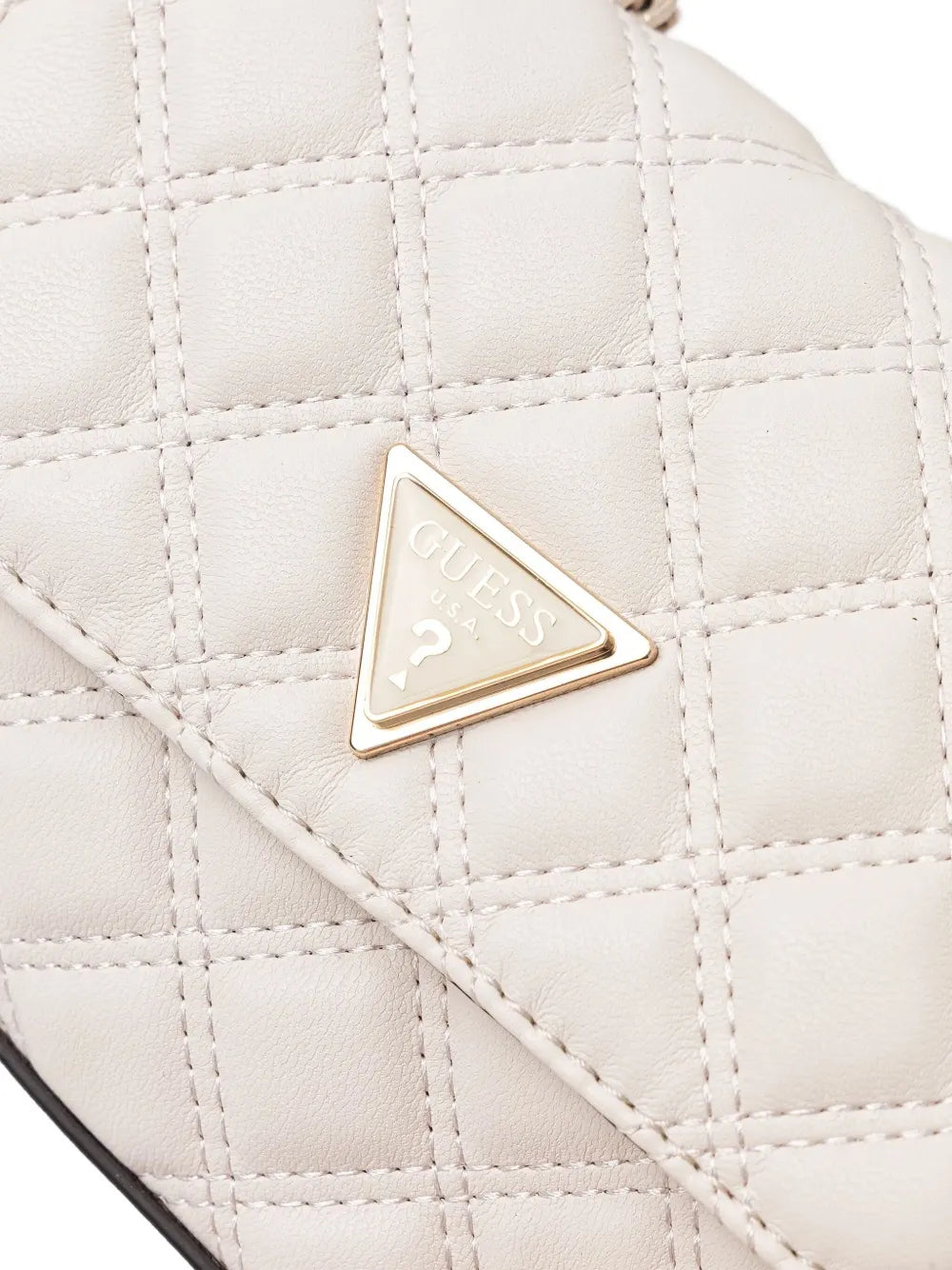 GUESS USAquilted-design crossbody bag