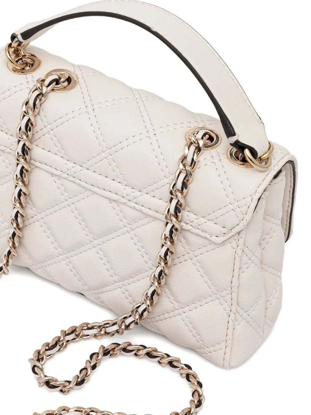GUESS USAquilted-design crossbody bag