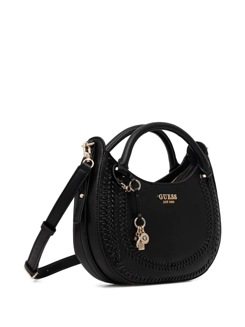 GUESS USAbraided-detail crossbody bag