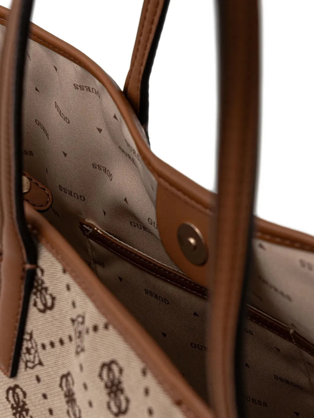 GUESS USAmonogram logo-plaque tote bag