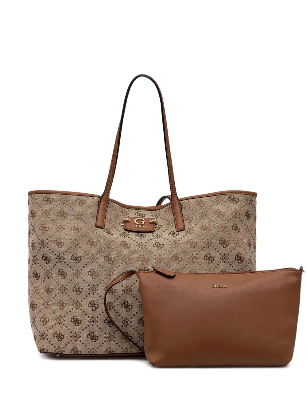 GUESS USAmonogram logo-plaque tote bag