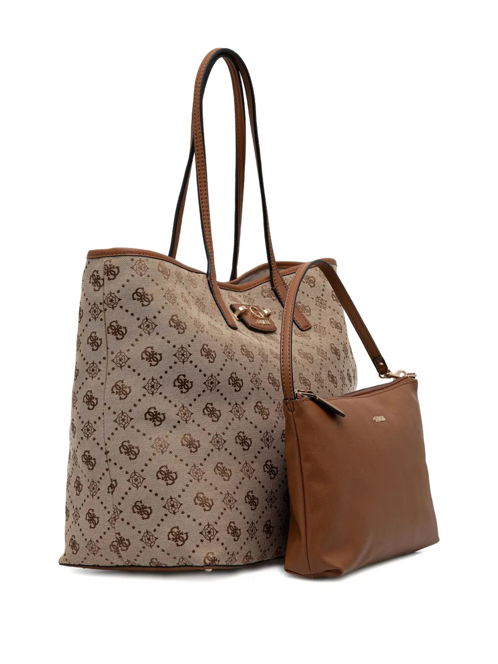 GUESS USAmonogram logo-plaque tote bag
